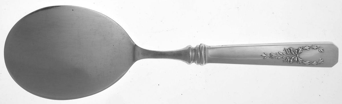 Madam Jumel (Sterling, 1908) Pastry Server with Silverplate Blade by Whiting Manf Co-1