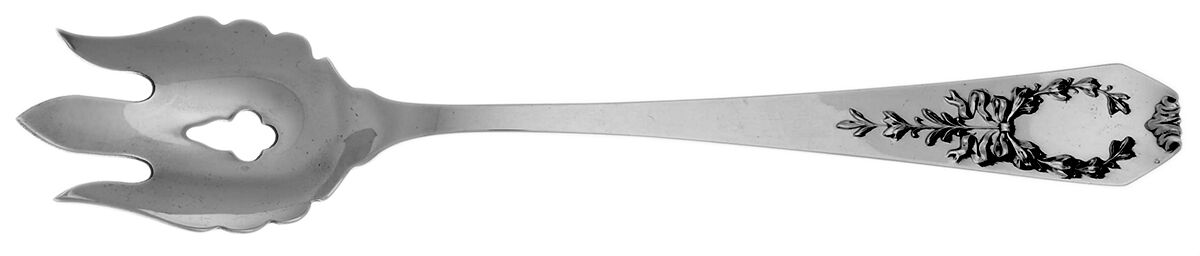 Madam Jumel (Sterling, 1908) Vegetable Serving Fork Solid  HC by Whiting Manf Co-1