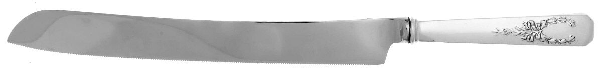 Madam Jumel (Sterling, 1908) Wedding Cake Knife with Stainless Blade HC by Whiting Manf Co-1