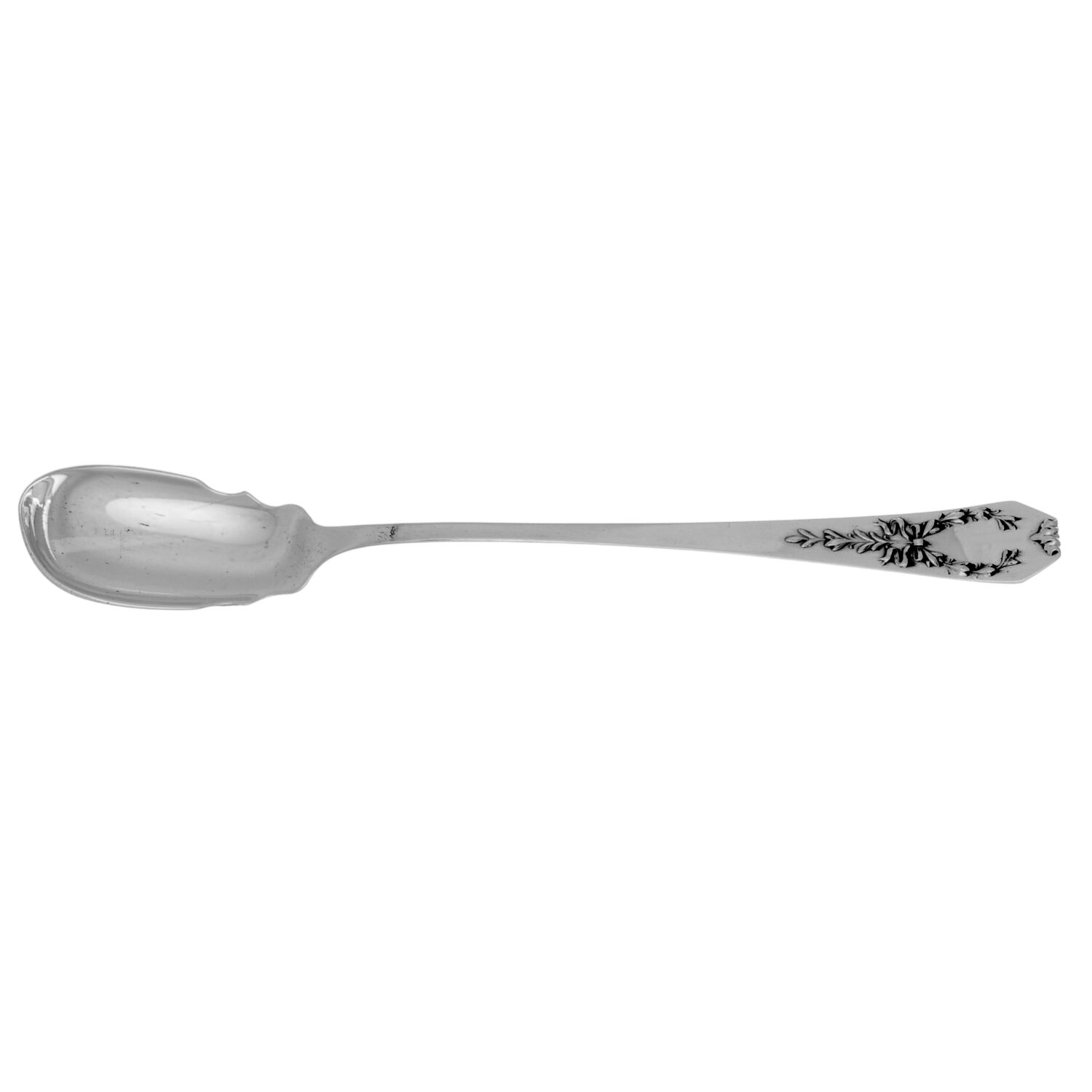 Madam Jumel (Sterling, 1908) Large Horseradish Serving Spoon by Whiting Manf Co-1