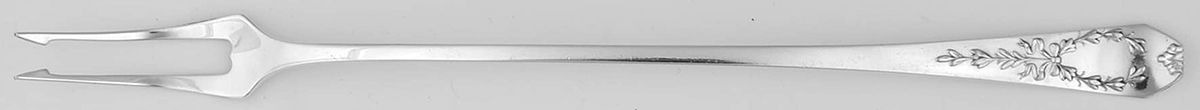 Madam Jumel (Sterling, 1908) Long Handle Olive Fork by Whiting Manf Co-1