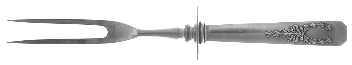 Madam Jumel (Sterling, 1908) Small Steak Carving Fork with Stainless Prongs by Whiting Manf Co-1