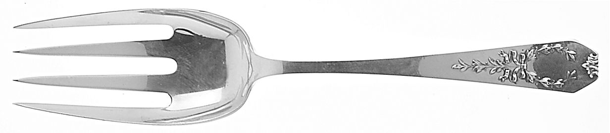 Madam Jumel (Sterling, 1908) Solid Salad Serving Fork by Whiting Manf Co-1