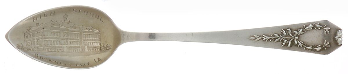 Madam Jumel (Sterling, 1908) Souvenir Spoon (Five O'Clock) by Whiting Manf Co-1