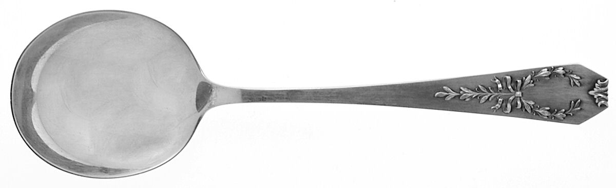 Madam Jumel (Sterling, 1908) Round Bowl Soup Spoon (Gumbo) by Whiting Manf Co-1