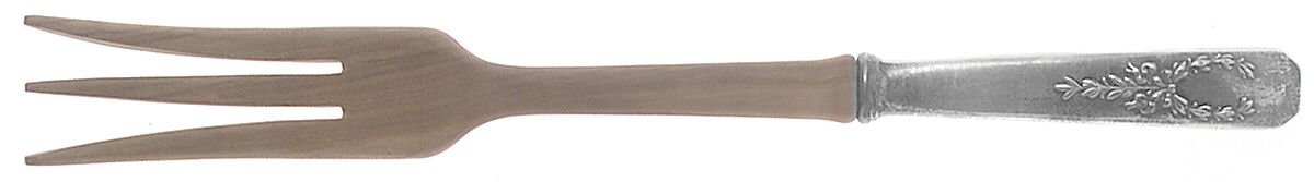 Madam Jumel (Sterling, 1908) Salad Serving Fork with Wooden Prongs by Whiting Manf Co-1