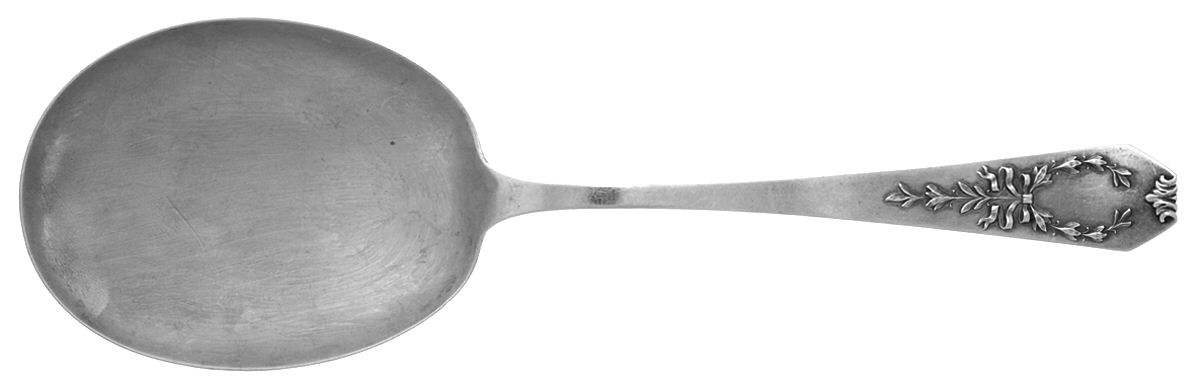 Madam Jumel (Sterling, 1908) Large Solid Berry/Casserole Spoon by Whiting Manf Co-1