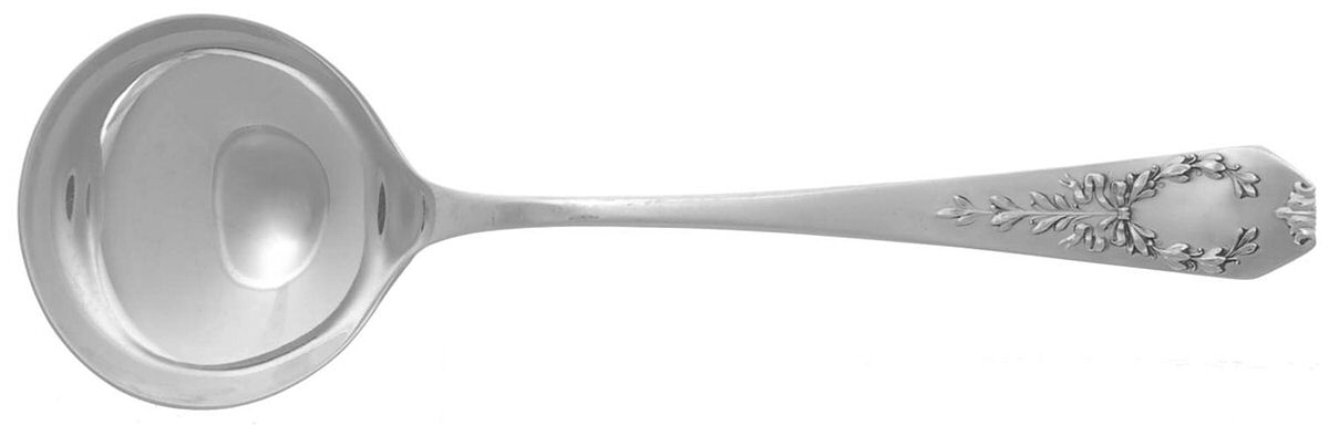 Madam Jumel (Sterling, 1908) Round Bowl Soup Spoon (Bouillon) by Whiting Manf Co-1