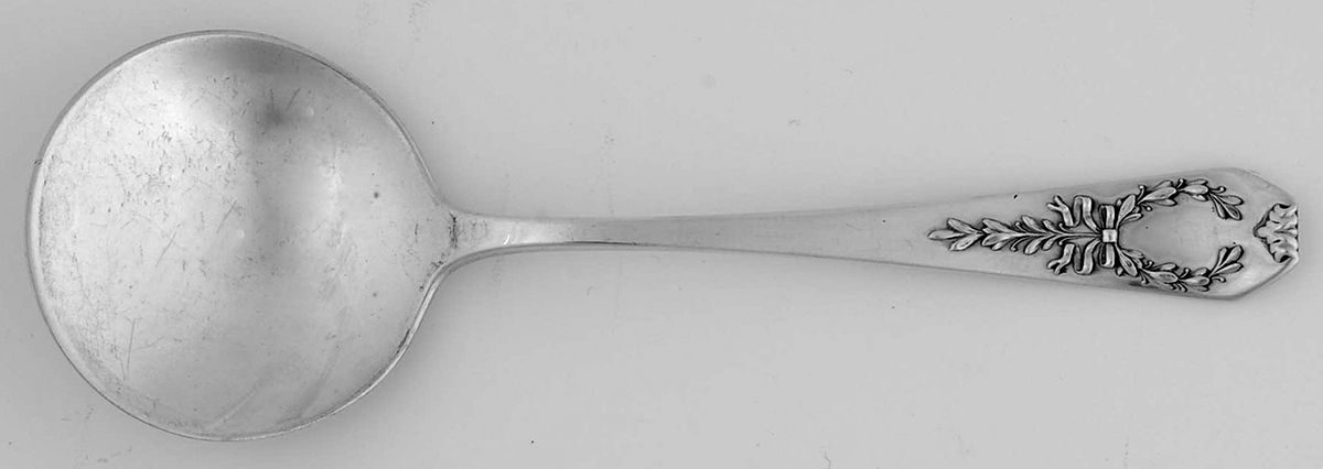 Madam Jumel (Sterling, 1908) Small Short Handle Chocolate Spoon by Whiting Manf Co-1