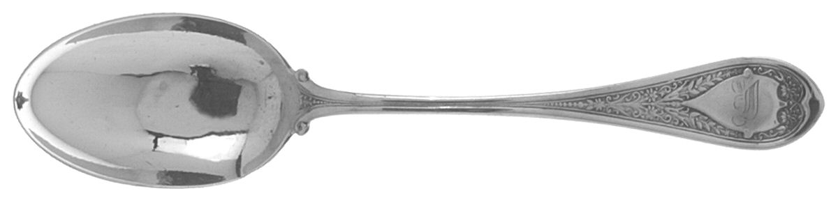 Marguerite (Sterling, 1880) Monogram Teaspoon by Wood & Hughes-1