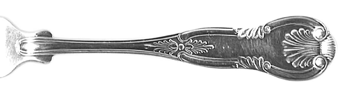 New King (Sterling, 1860) Fork by Wood & Hughes-1