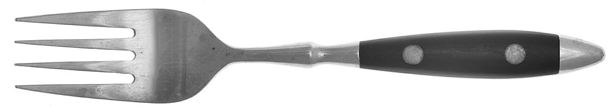 Carousel-Black (Stainless) Individual Salad Fork by Washington Forge-1