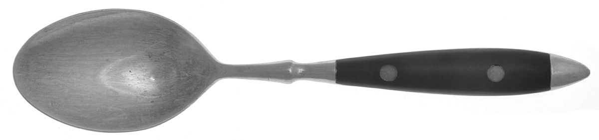 Carousel-Black (Stainless) Place/Oval Soup Spoon by Washington Forge-1