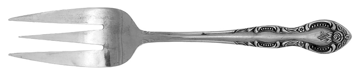 Charleston Classic (Stainless) Medium Solid Cold Meat Serving Fork by Washington Forge-1
