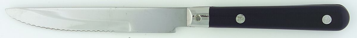 Mardi Gras-Black (Stainless) Individual Steak Knife Hollow Handle by Washington Forge-1