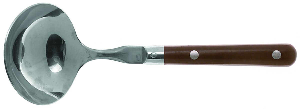 Mardi Gras-Brown (Stainless) Solid Gravy Ladle by Washington Forge-1