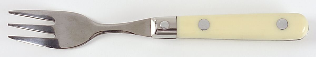 Mardi Gras-Cream-Vanilla (Stainless) Cocktail/Seafood Fork by Washington Forge-1