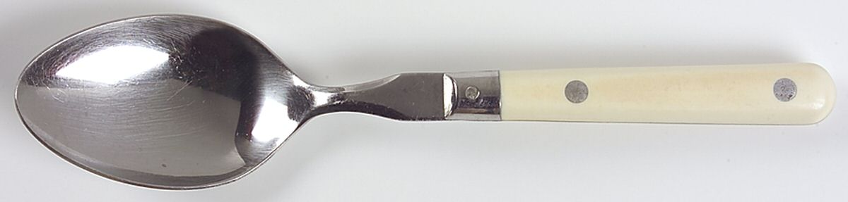 Mardi Gras-Cream-Vanilla (Stainless) Tablespoon (Serving Spoon) by Washington Forge-1