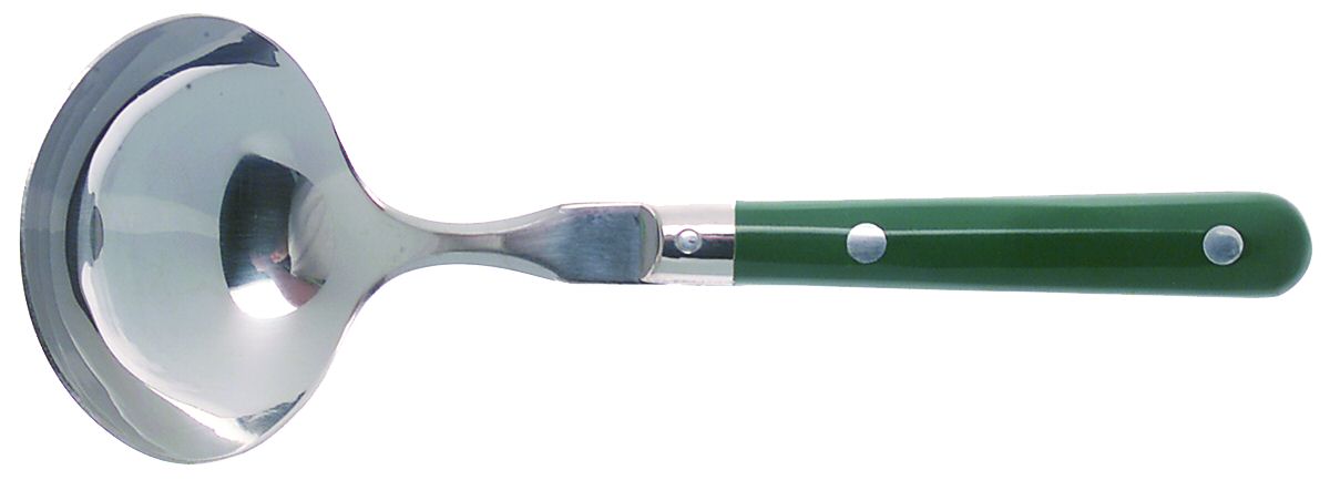 Mardi Gras-Green (Hunter) Solid Gravy Ladle by Washington Forge-1