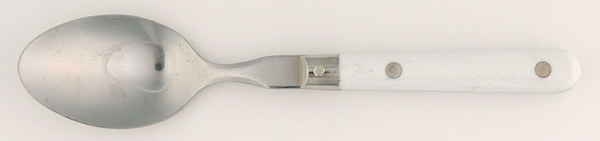 Mardi Gras-Gray (Stainless) Place/Oval Soup Spoon by Washington Forge-1