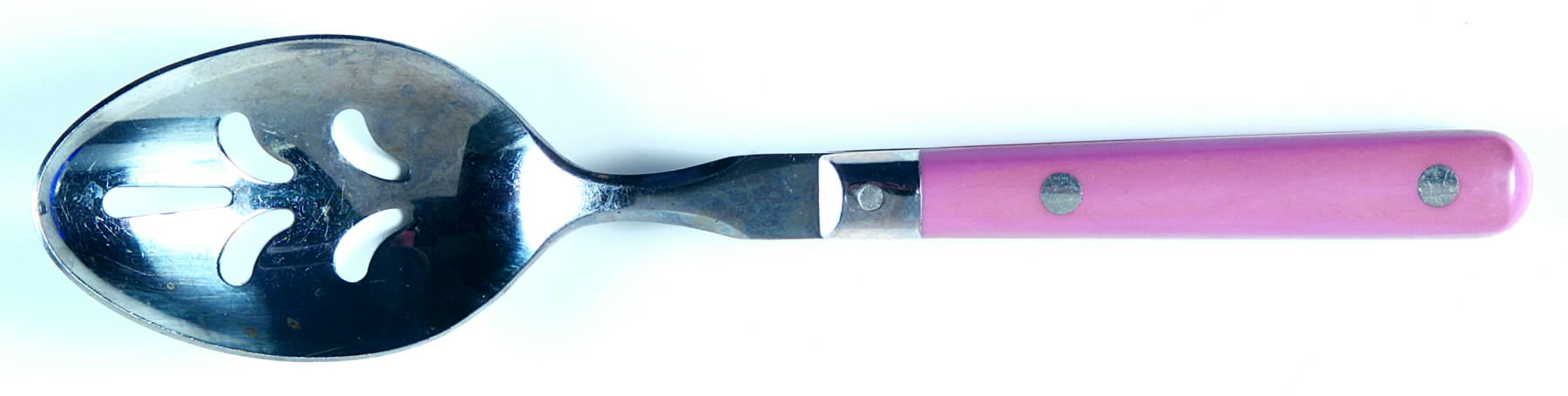 Mardi Gras-Mauve (Stainless) Pierced Tablespoon (Serving Spoon) by Washington Forge-1