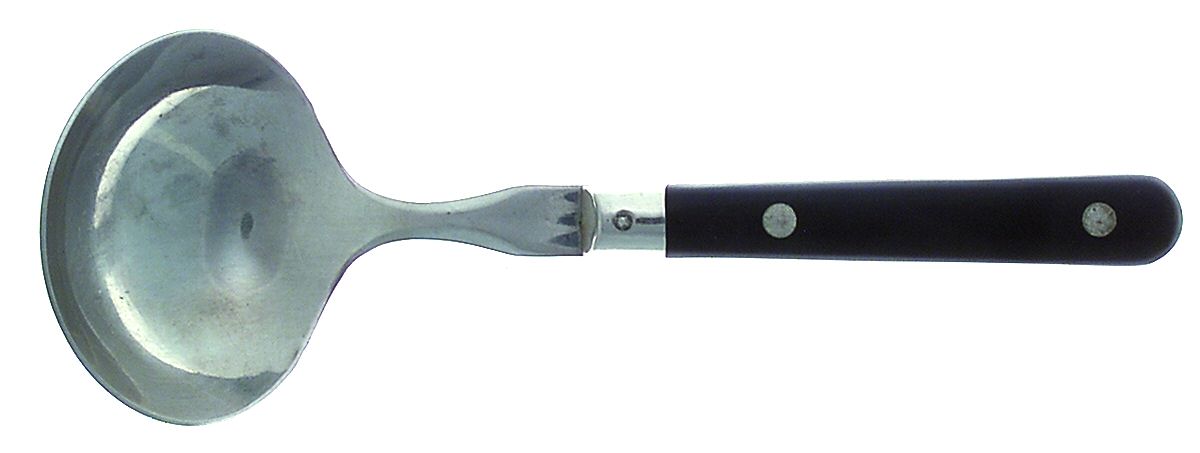 Mardi Gras-Navy-Cobalt (Stainless) Solid Gravy Ladle by Washington Forge-1