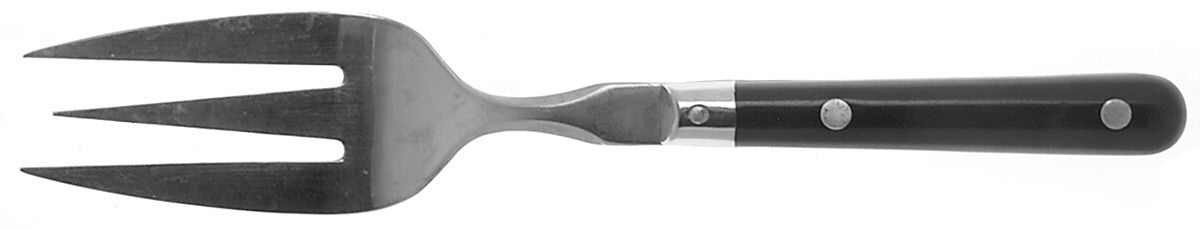 Mardi Gras-Navy-Cobalt (Stainless) Medium Solid Cold Meat Serving Fork by Washington Forge-1