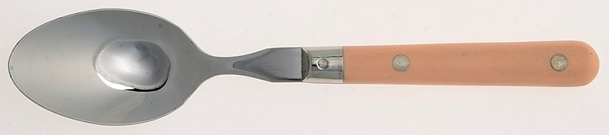 Mardi Gras-Peach (Stainless) Place/Oval Soup Spoon by Washington Forge-1
