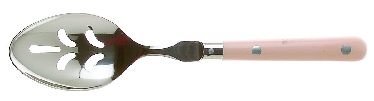 Mardi Gras-Peach (Stainless) Pierced Tablespoon (Serving Spoon) by Washington Forge-1