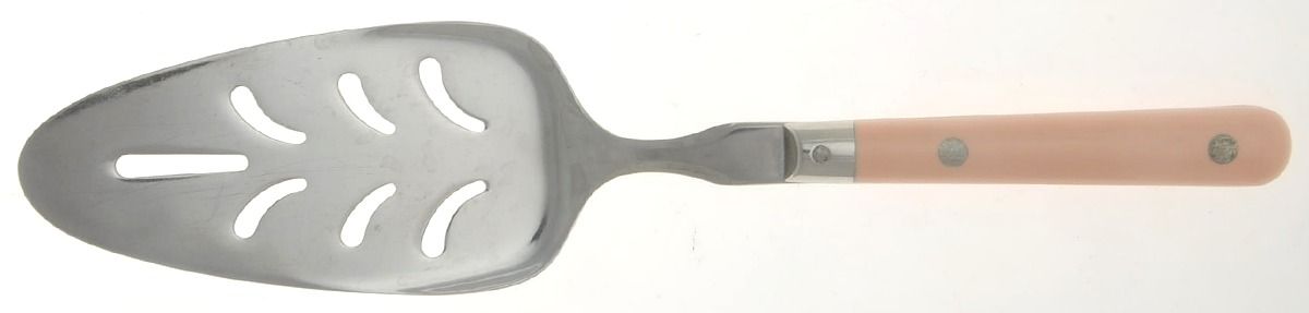 Mardi Gras-Peach (Stainless) Pie Server with Stainless Blade by Washington Forge-1