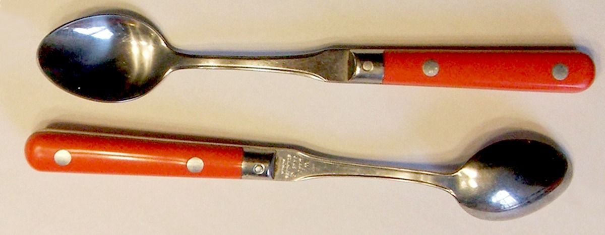 Mardi Gras-Red (Stainless) Iced Tea Spoon by Washington Forge-1