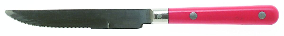 Mardi Gras-Red (Stainless) Individual Steak Knife Hollow Handle by Washington Forge-1