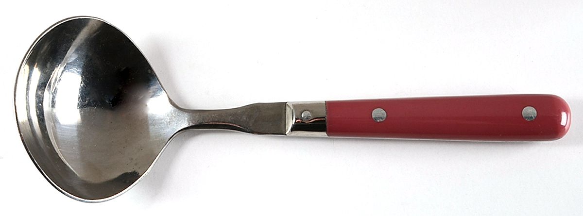 Mardi Gras-Rose (Stainless) Solid Gravy Ladle by Washington Forge-1