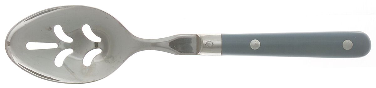 Mardi Gras-Sky Blue (Stainless) Pierced Tablespoon (Serving Spoon) by Washington Forge-1
