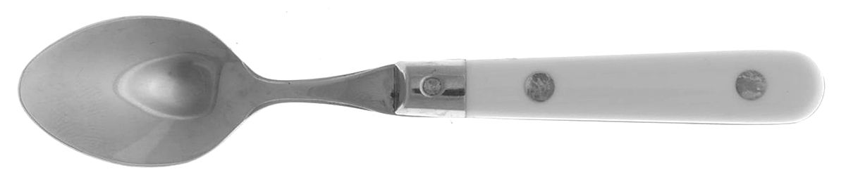 Mardi Gras-White (Stainless) Demitasse Spoon by Washington Forge-1