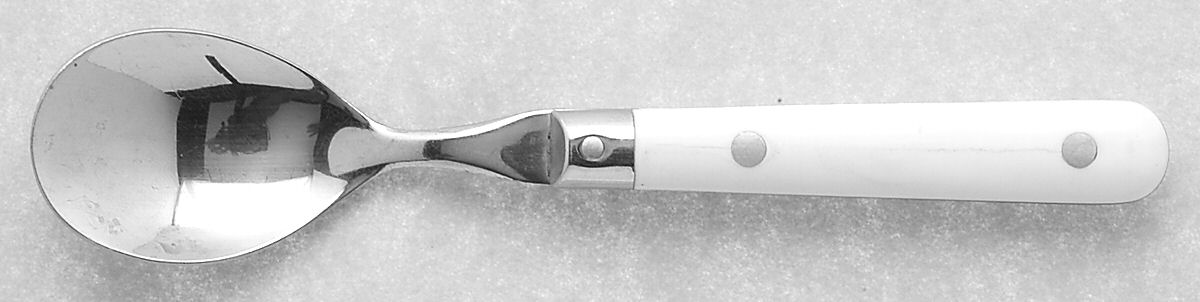 Mardi Gras-White (Stainless) Sugar Spoon by Washington Forge-1