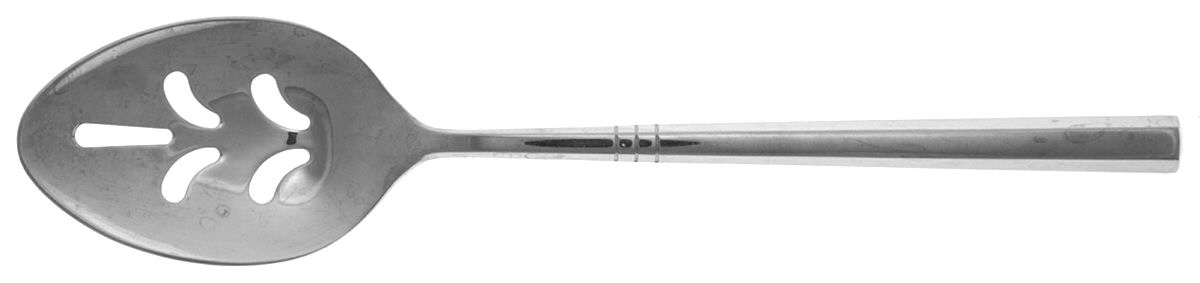 Morning Calm (Stainless) Pierced Tablespoon (Serving Spoon) by Washington Forge-1