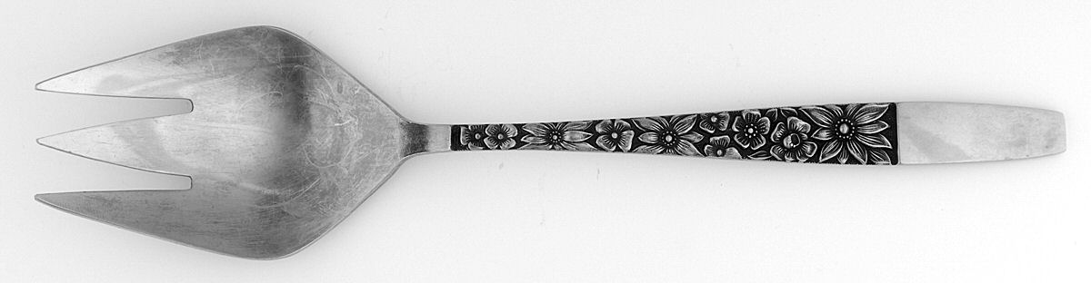 Spring Lake (Stainless) Medium Solid Cold Meat Serving Fork by Washington Forge-1