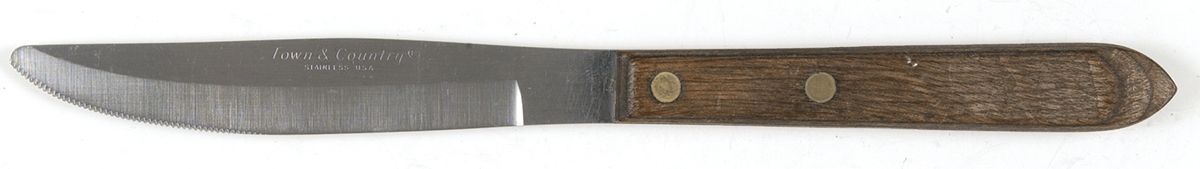 Town and Country-Brown-Walnut (Stainless) Modern Solid Knife by Washington Forge-1