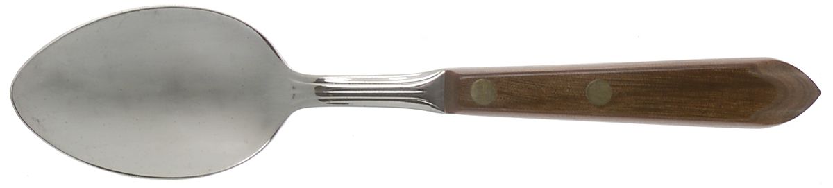 Town and Country-Brown-Walnut (Stainless) Oval Place Soup Spoon by Washington Forge-1
