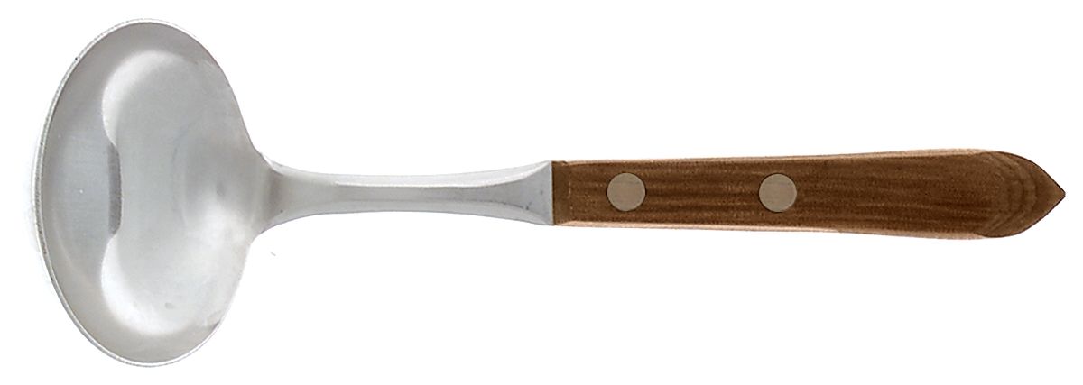 Town and Country-Brown-Walnut (Stainless) Solid Gravy Ladle by Washington Forge-1