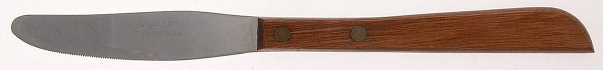 Town and Country-Brown-Walnut (Stainless) Modern Solid Knife by Washington Forge-1