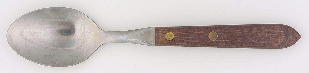 Town and Country-Brown-Walnut (Stainless) Dessert/Oval Soup Spoon by Washington Forge-1