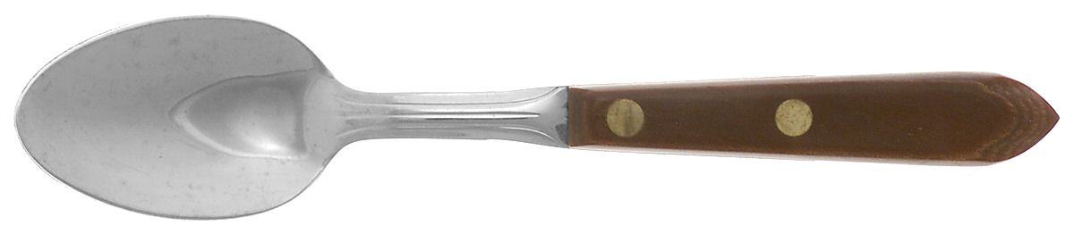 Town and Country-Brown-Walnut (Stainless) Teaspoon by Washington Forge-1