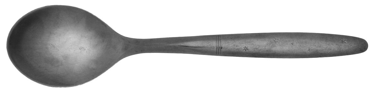 Starflyte (Stainless) Round Bowl Soup Spoon (Cream Soup) by Washington Forge-1