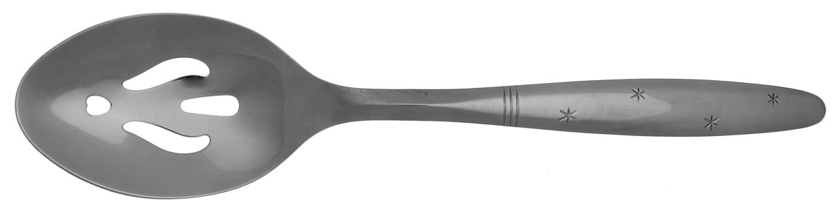 Starflyte (Stainless) Pierced Tablespoon (Serving Spoon) by Washington Forge-1