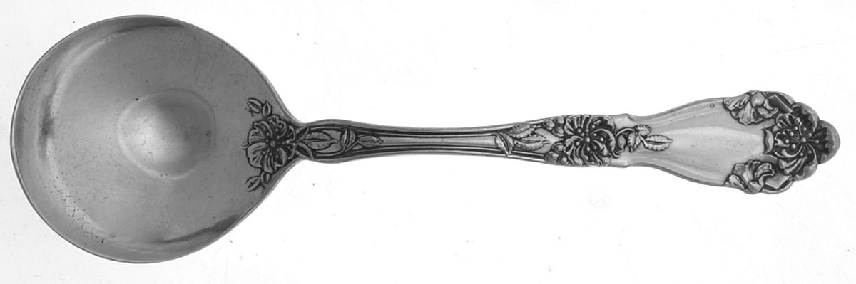 Adams (Silverplate, 1906) Round Bowl Soup Spoon (Gumbo) by Wallace Silver-1