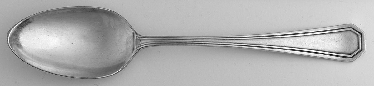 Alamo (Silverplate, 1913) Place/Oval Soup Spoon by Wallace Silver-1