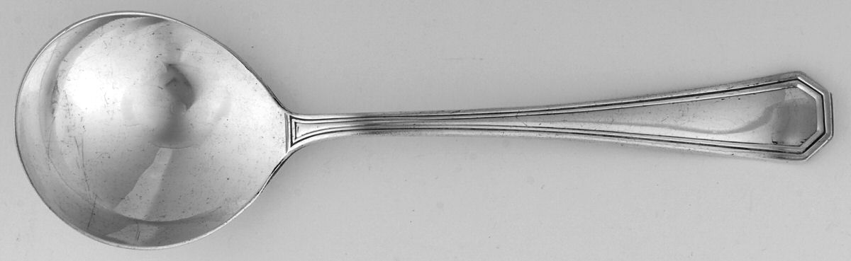 Alamo (Silverplate, 1913) Round Bowl Soup Spoon (Gumbo) by Wallace Silver-1