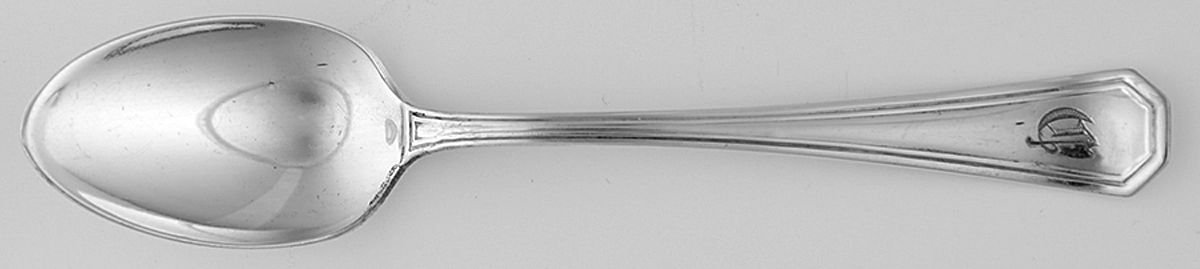 Alamo (Silverplate, 1913) Monogram Demitasse Spoon by Wallace Silver-1